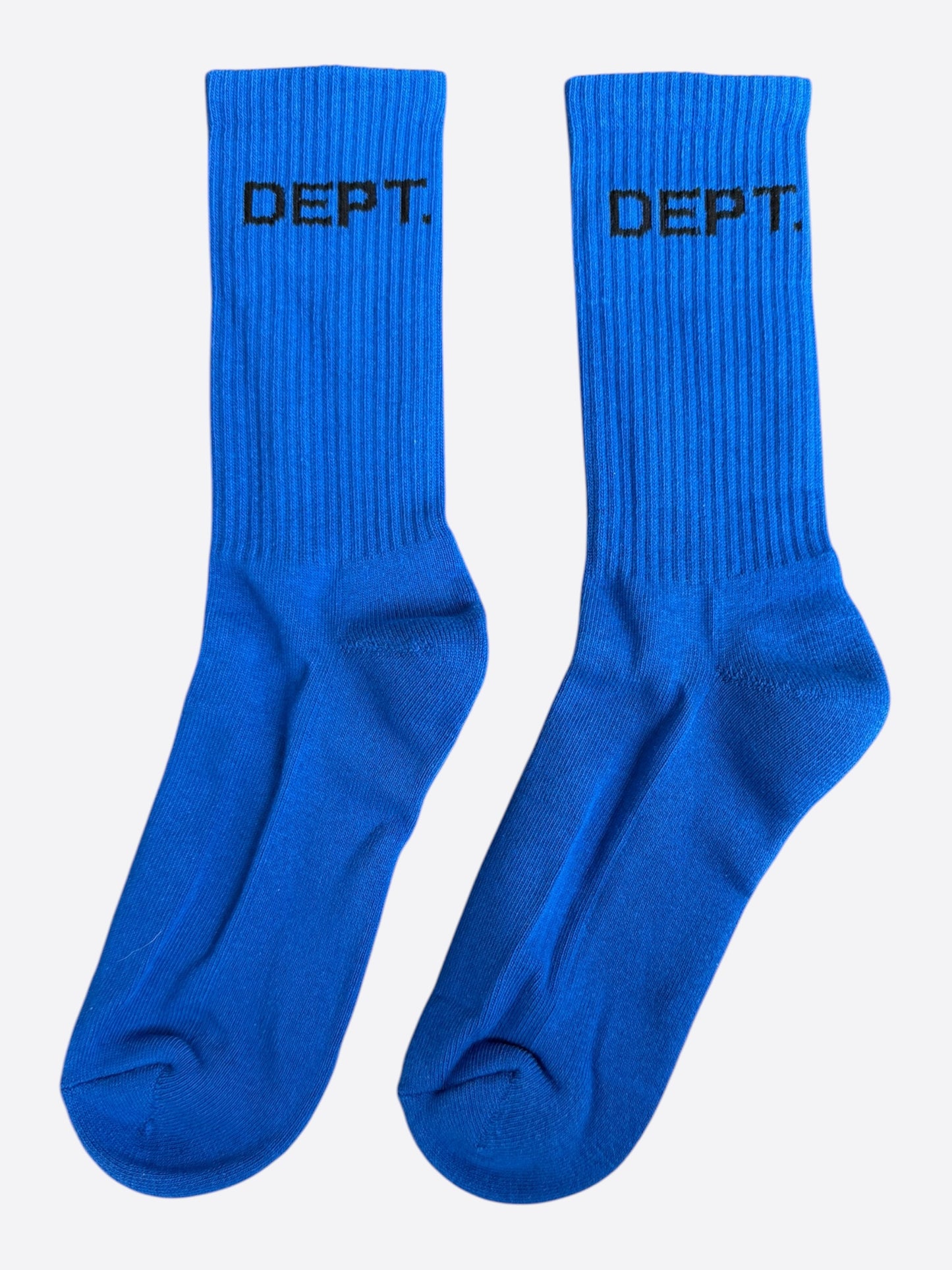 Gallery Dept Royal Blue & Black Logo Socks
