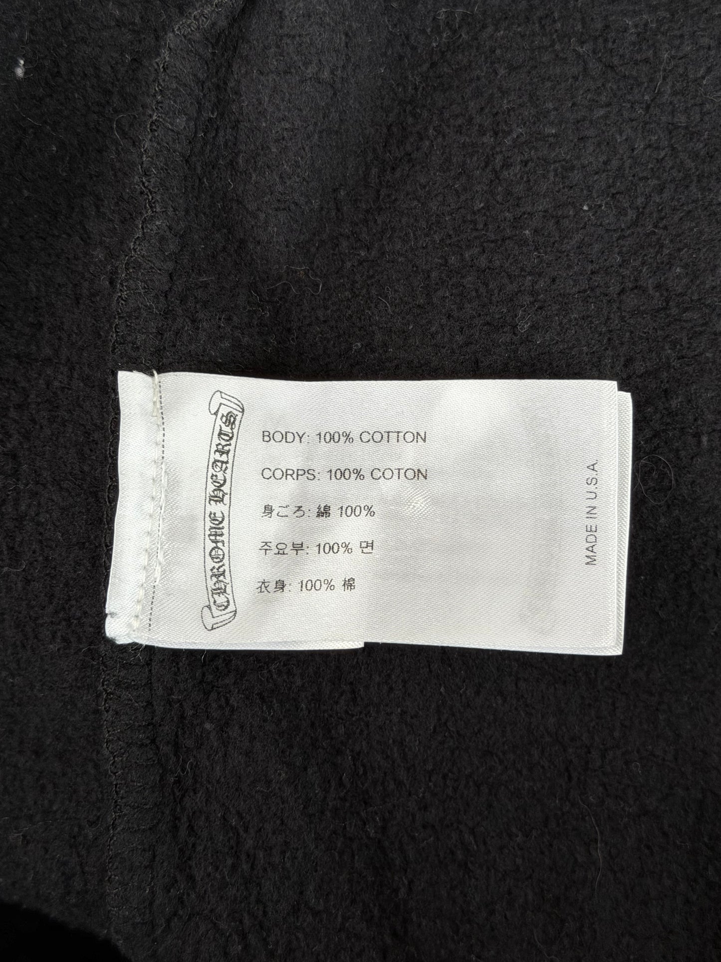 Chrome Hearts Black USA Flag Hoodie