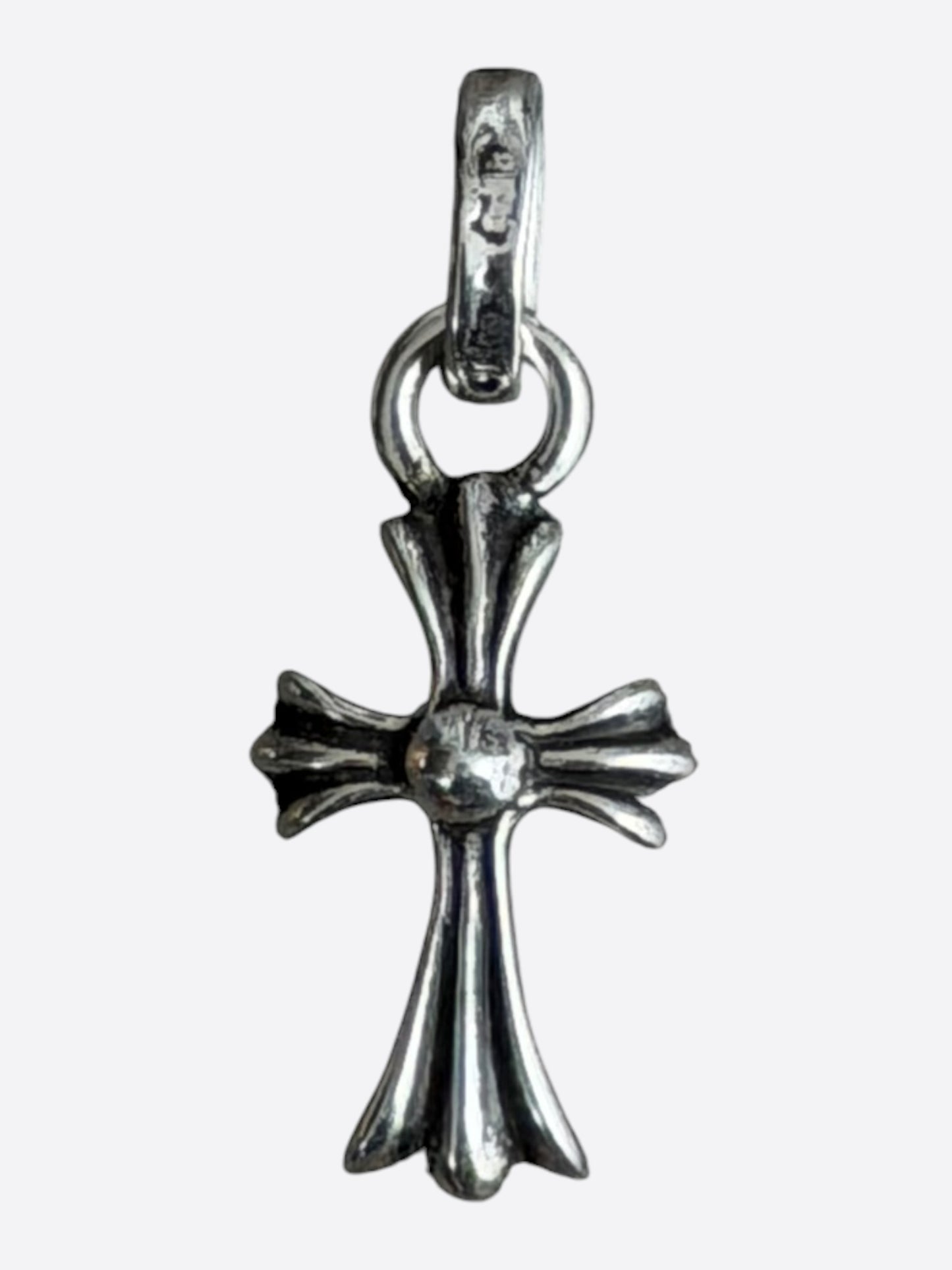 Chrome Hearts Silver & Diamond Baby Fat Pendant