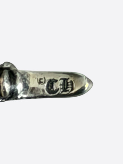 Chrome Hearts Silver & Diamond Baby Fat Pendant