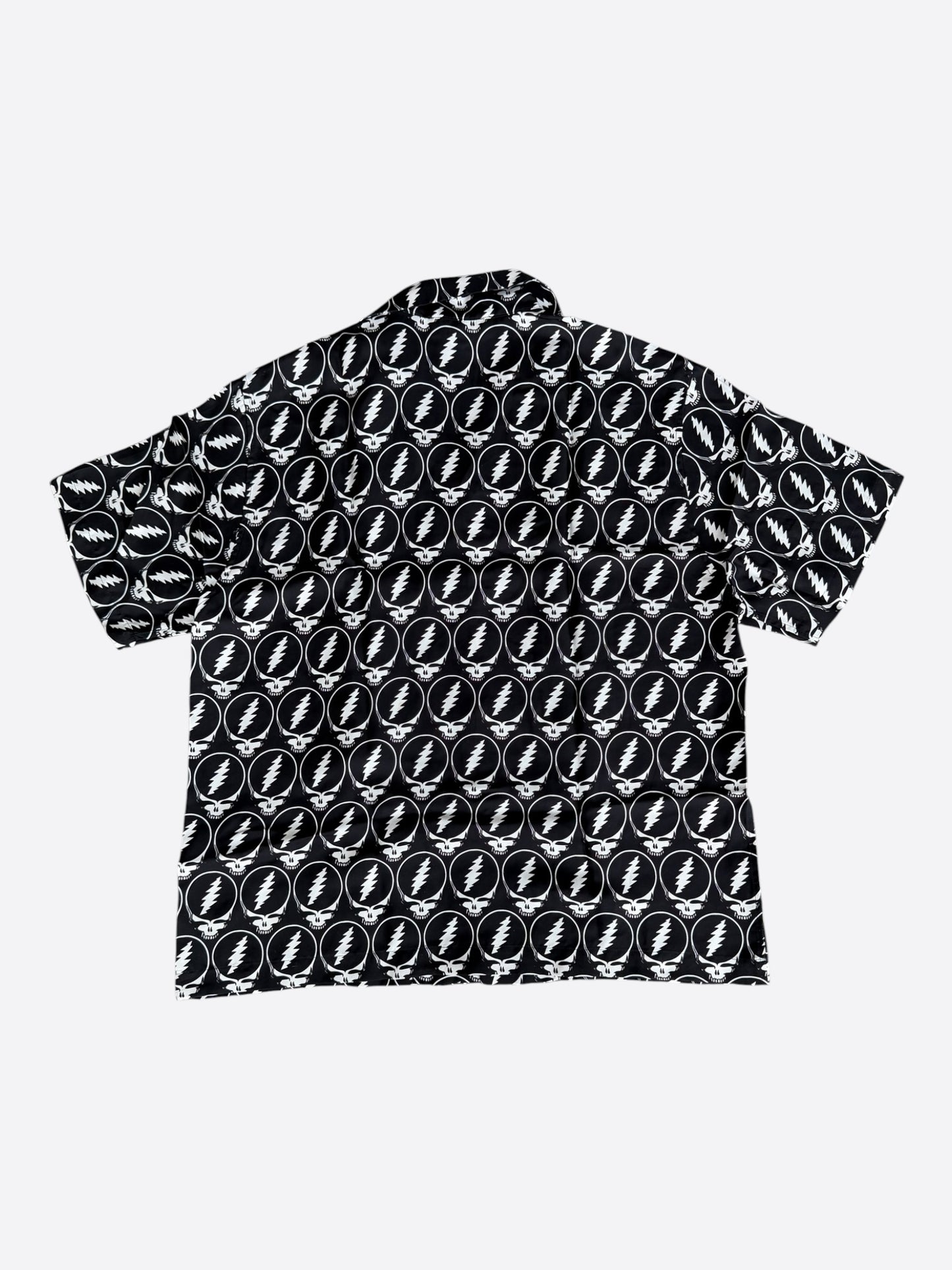 Amiri Black & White Grateful Dead Graphic Button Up Shirt