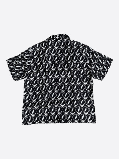 Amiri Black & White Grateful Dead Graphic Button Up Shirt