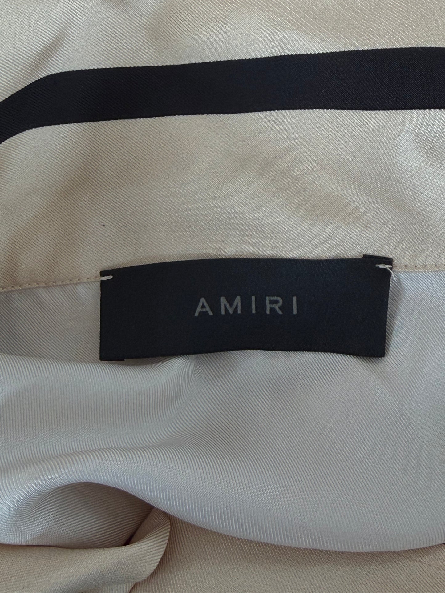 Amiri White & Multicolor Fortune Logo Button Up Shirt