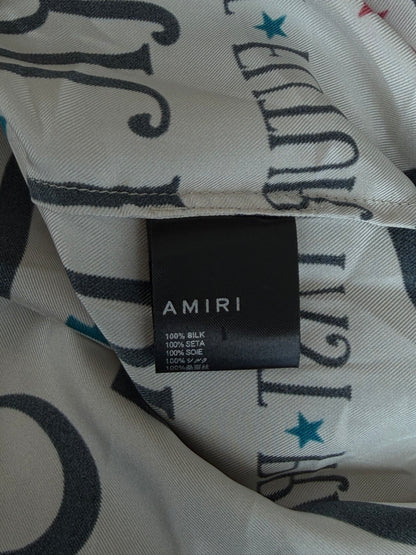 Amiri White & Multicolor Fortune Logo Button Up Shirt
