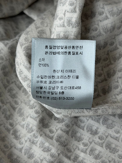 Dior Grey Oblique Button Up Shirt