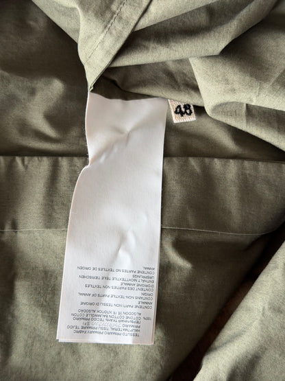 Marni Green Embroidered Logo Button Up Shirt