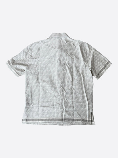 Dior Grey Oblique Button Up Shirt
