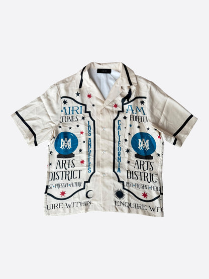 Amiri White & Multicolor Fortune Logo Button Up Shirt