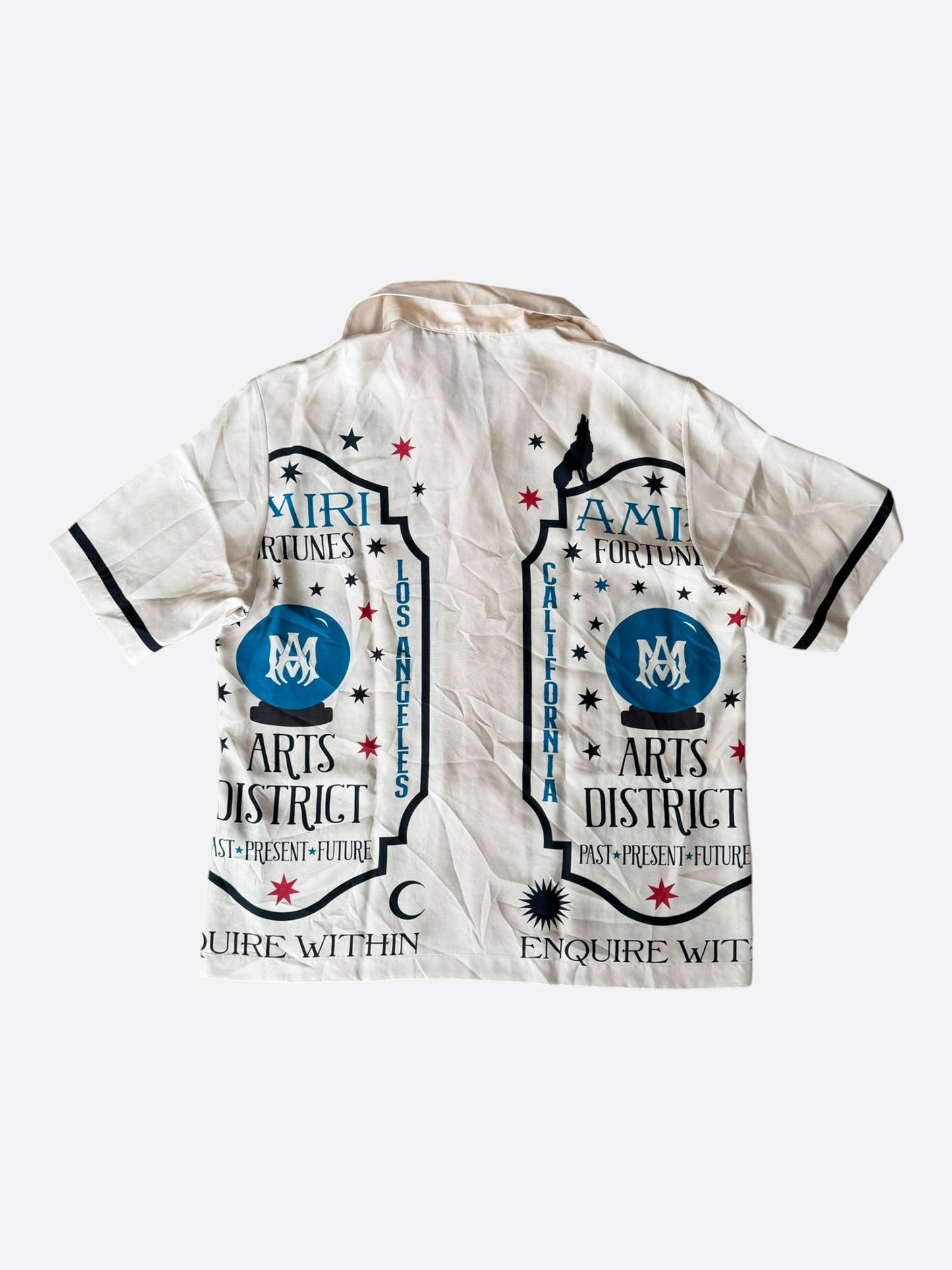 Amiri White & Multicolor Fortune Logo Button Up Shirt
