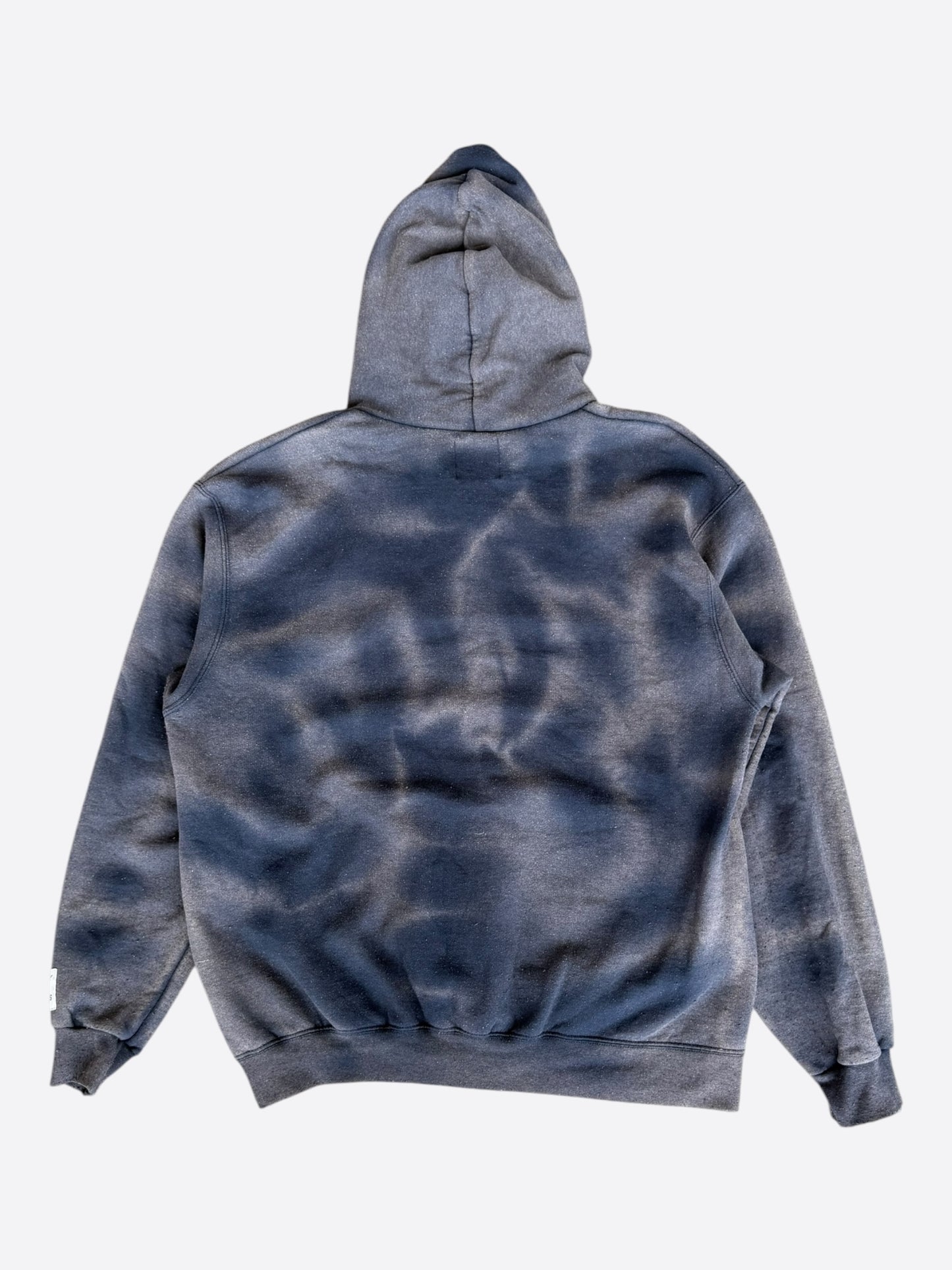 Gallery Dept Sunfaded Navy & Yellow Logo Zip Up Hoodie