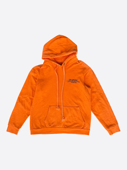 Chrome Hearts Off-White Orange & Black Hoodie