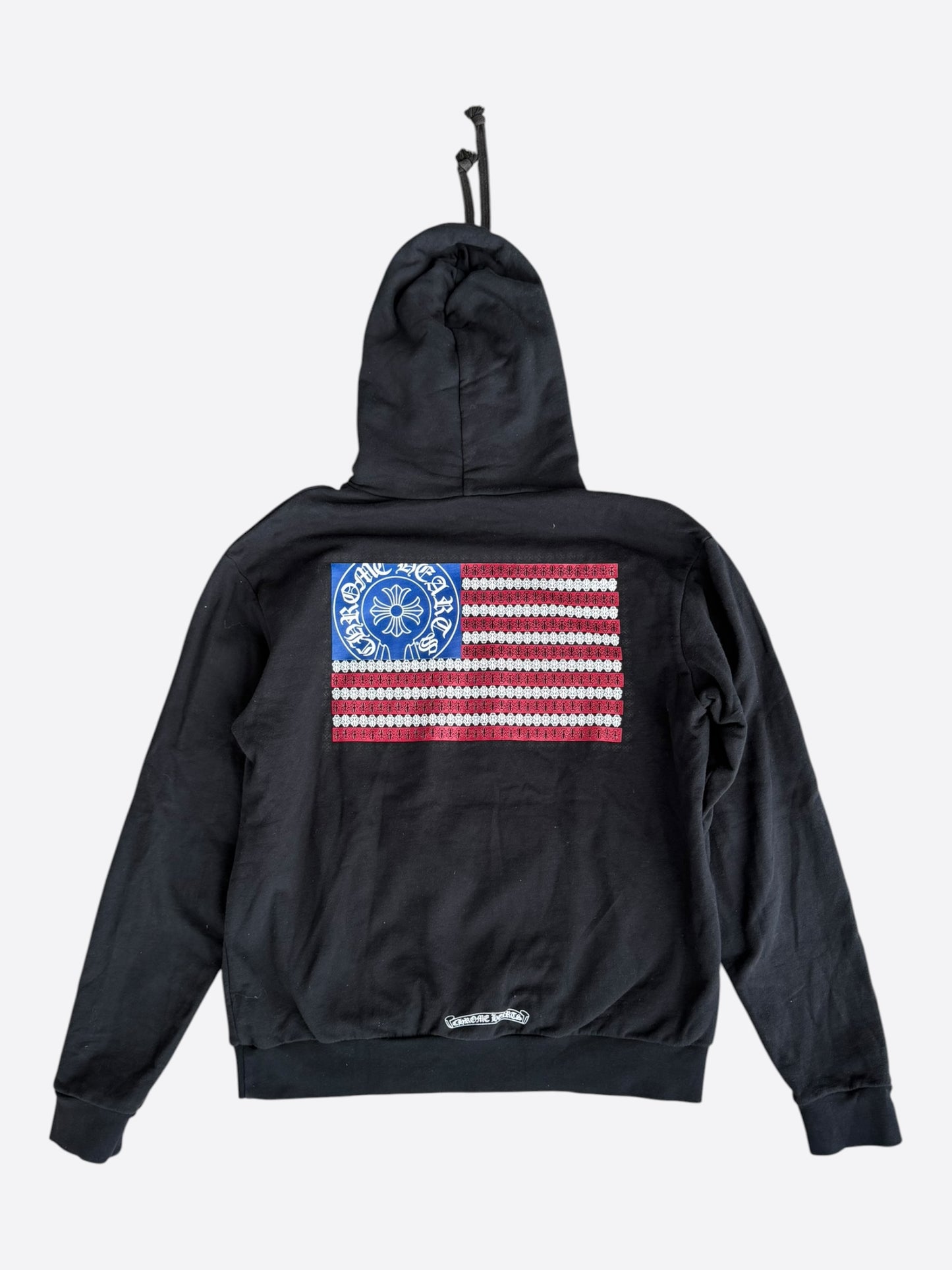 Chrome Hearts Black USA Flag Hoodie