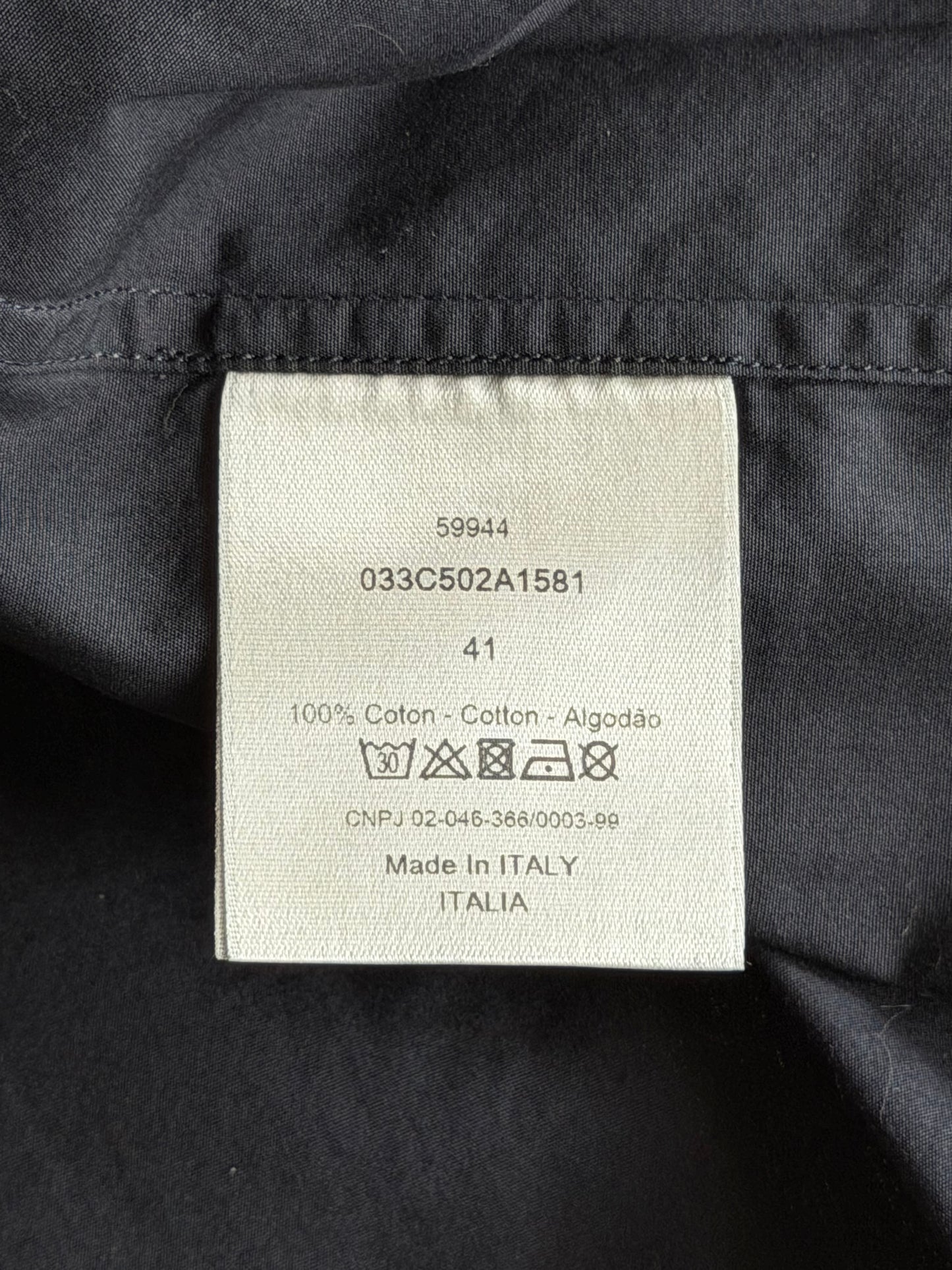 Dior Jordan Navy & White Air Dior Button Up Shirt