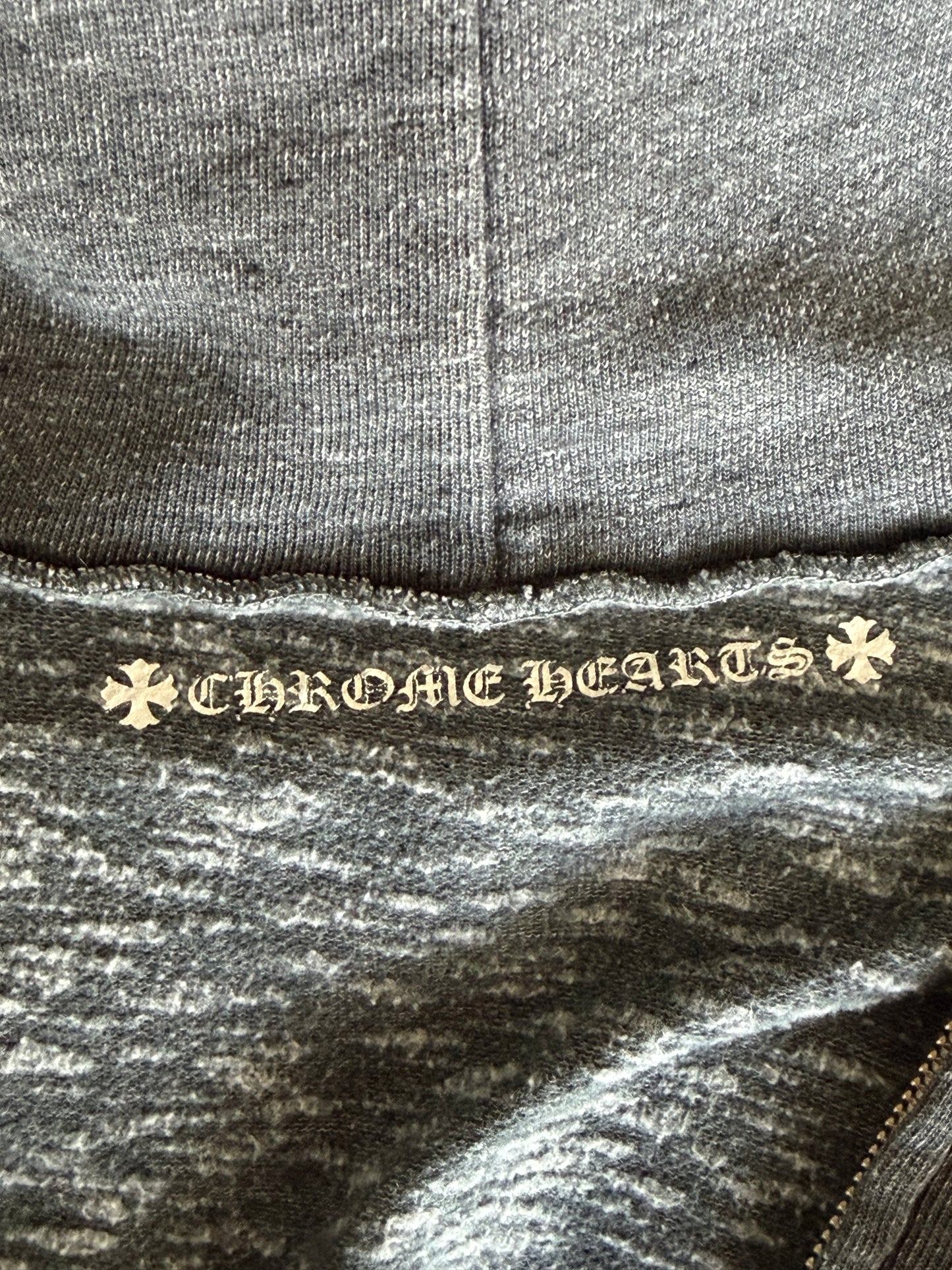 Chrome Hearts Matty Boy Grey Vogue Women's Zip Up Hoodie