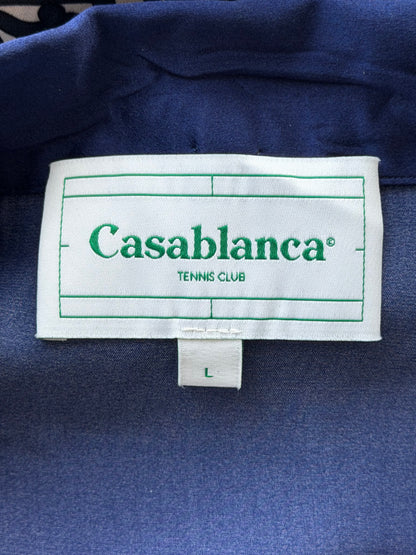 Casablance Blue Archway Place Vendome Graphic Button Up Shirt