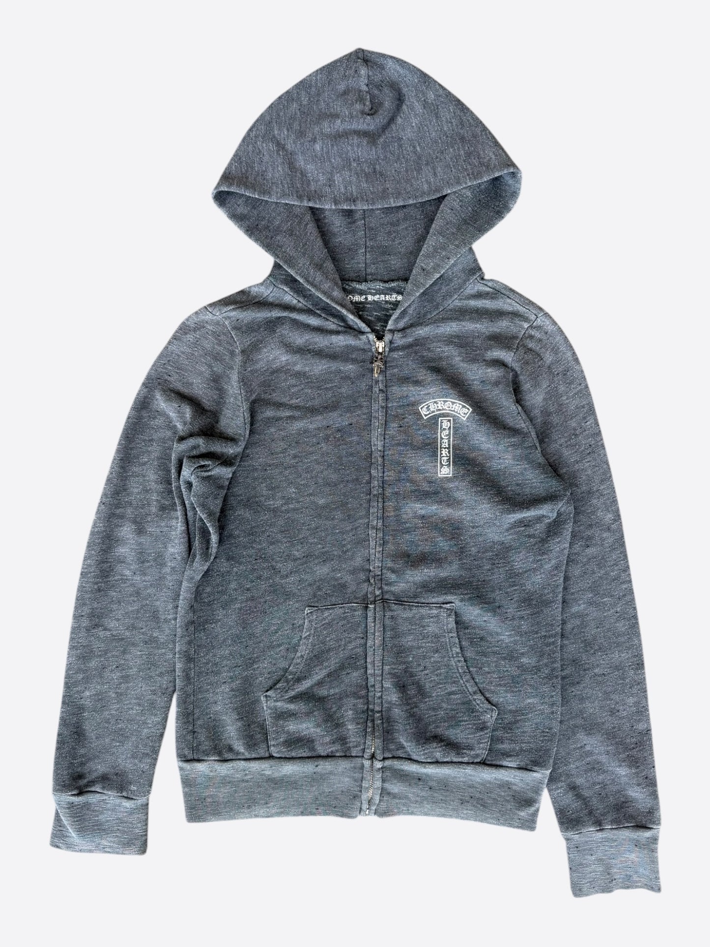 Chrome Hearts Matty Boy Grey Vogue Women's Zip Up Hoodie