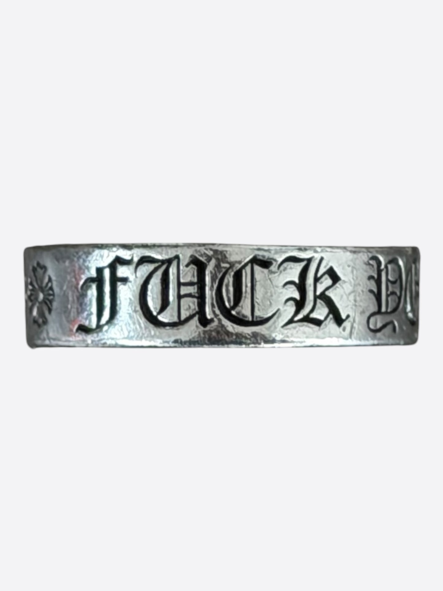 Chrome Hearts Silver F*** You Ring