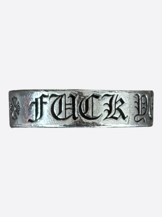 Chrome Hearts Silver F*** You Ring