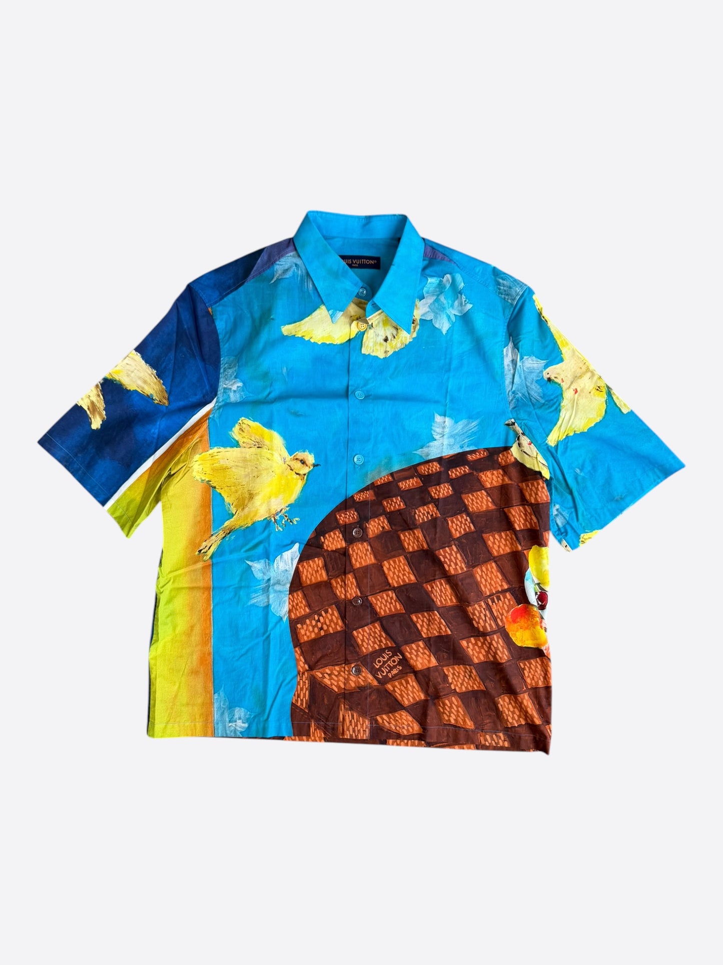 Louis Vuitton Multicolor Damier Graphic Button Up Shirt