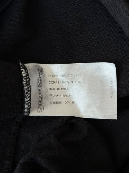 Chrome Hearts Black USA Flag Longsleeve T-Shirt