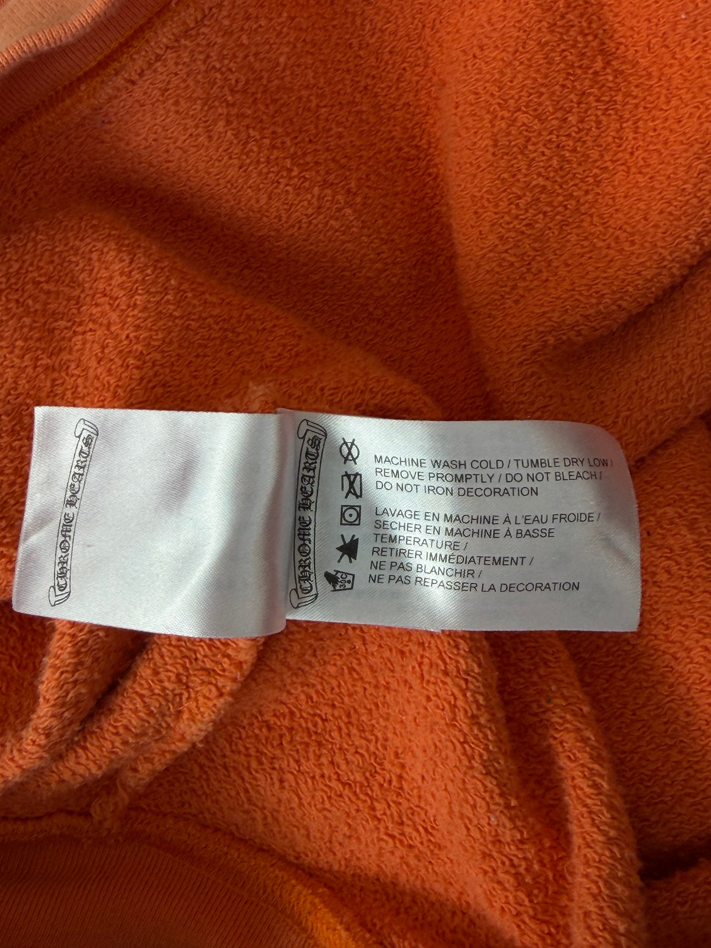 Chrome Hearts Matty Boy Orange Link Hoodie