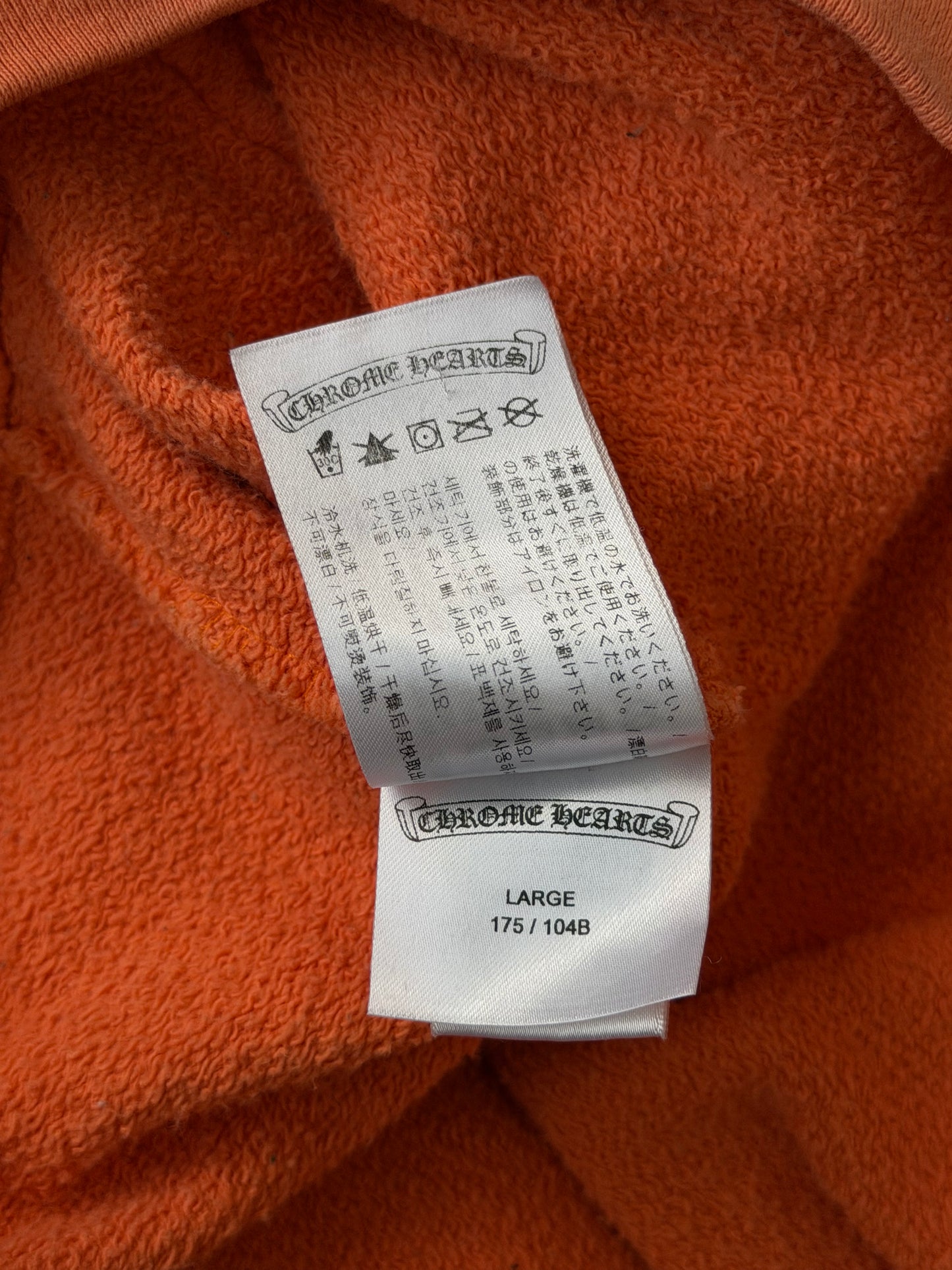 Chrome Hearts Matty Boy Orange Link Hoodie