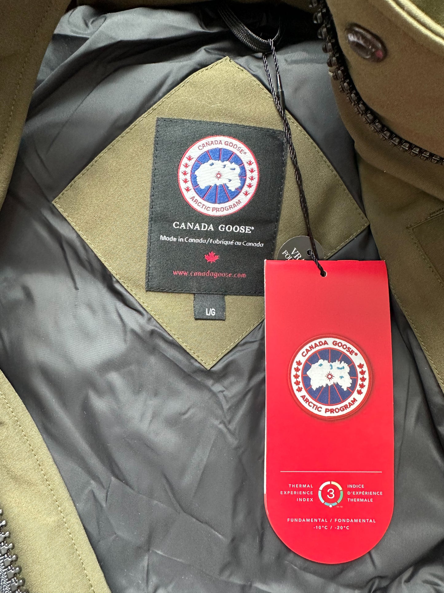 Canada Goose Military Green Wyndham Men's Jacket