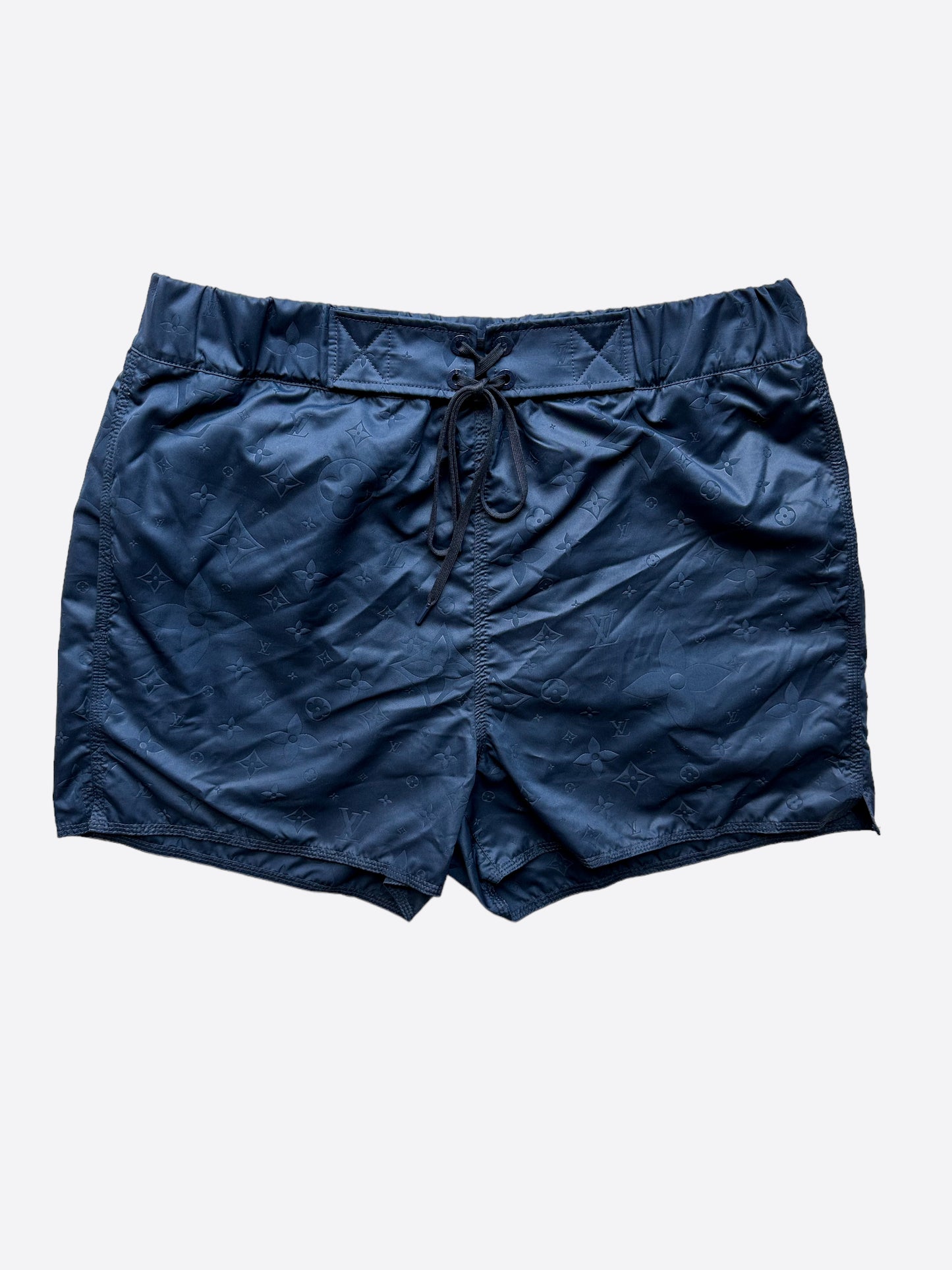 Louis Vuitton Navy Monogram Swim Shorts – Savonches