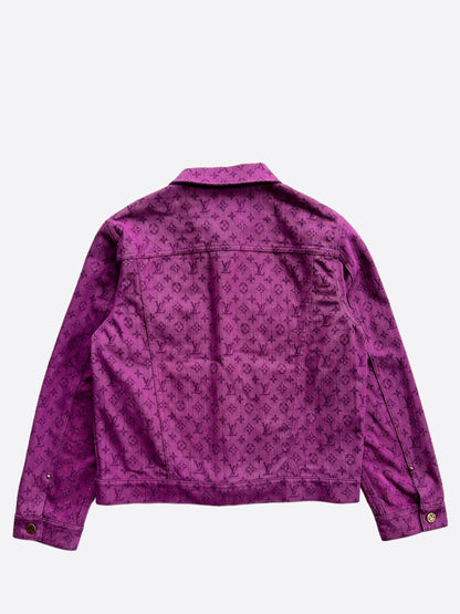 Louis Vuitton Purple Monogram Denim Jacket