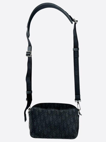 Dior Black Oblique Safari Messenger Bag
