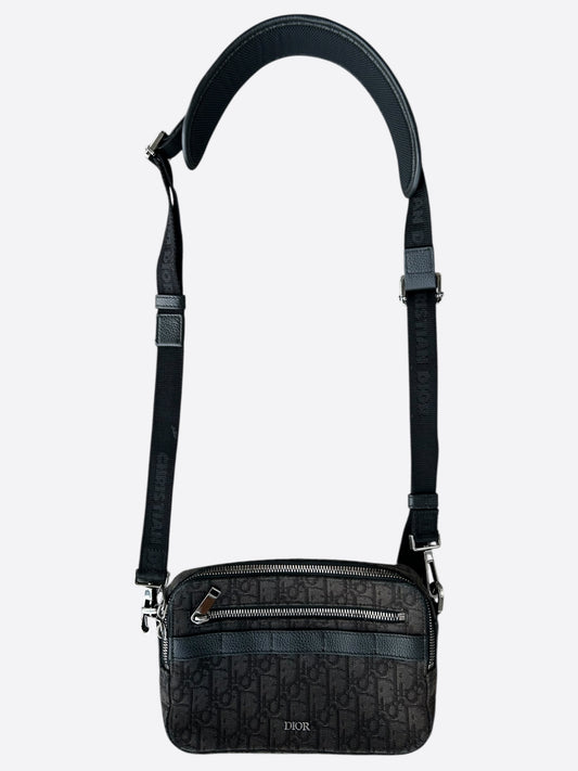 Dior Black Oblique Safari Messenger Bag