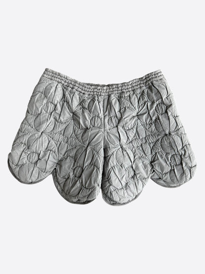Louis Vuitton Grey Quilted Flower Monogram Shorts