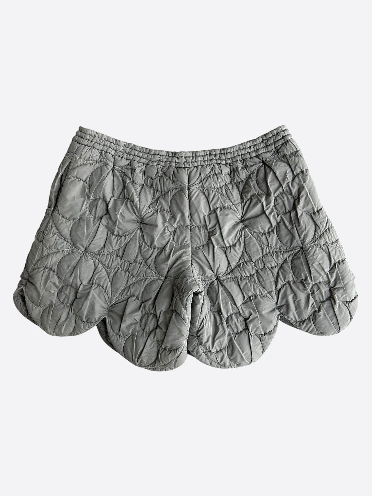 Louis Vuitton Grey Quilted Flower Monogram Shorts