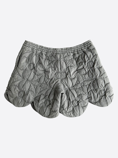 Louis Vuitton Grey Quilted Flower Monogram Shorts