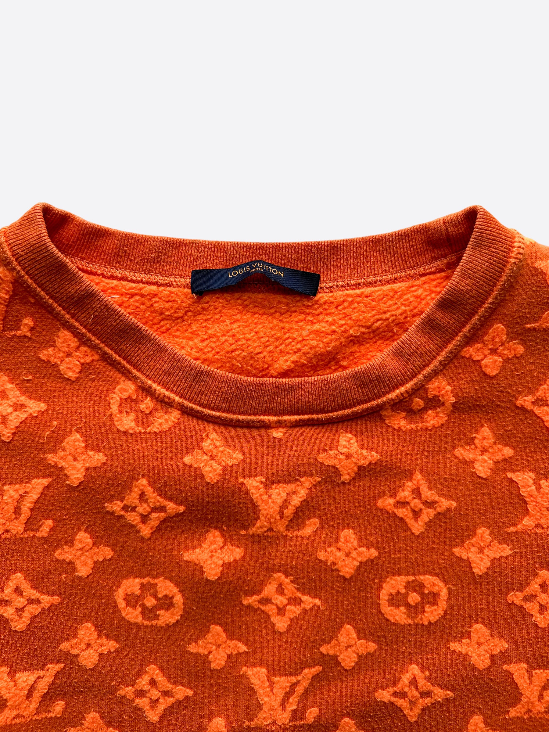 Orange louis vuitton discount sweater