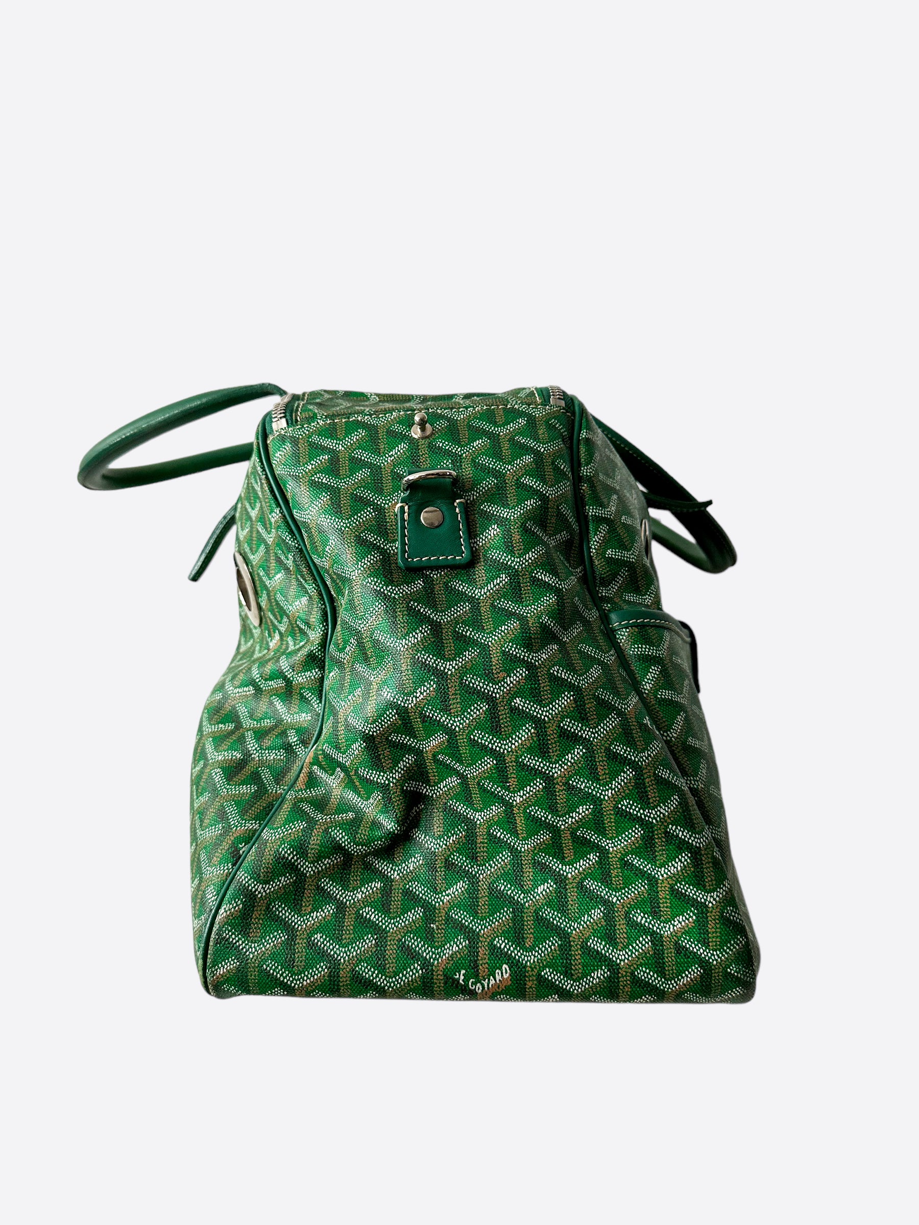 goyard backpack green