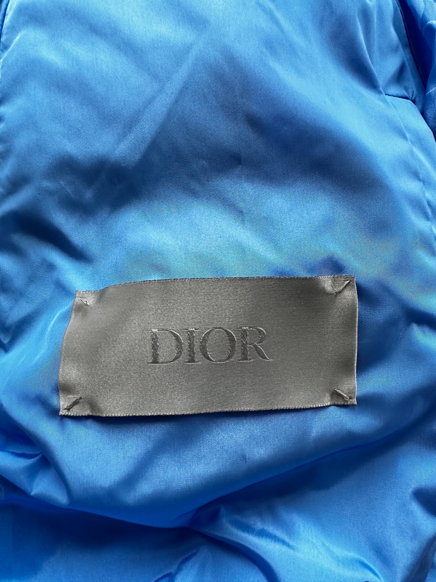 Dior Blue Oblique Puffer Jacket