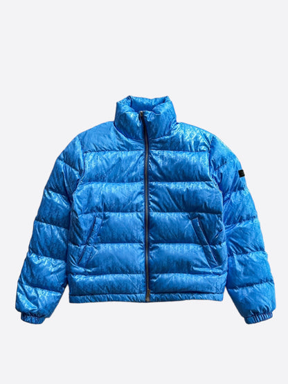 Dior Blue Oblique Puffer Jacket