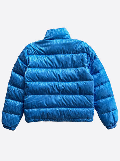 Dior Blue Oblique Puffer Jacket