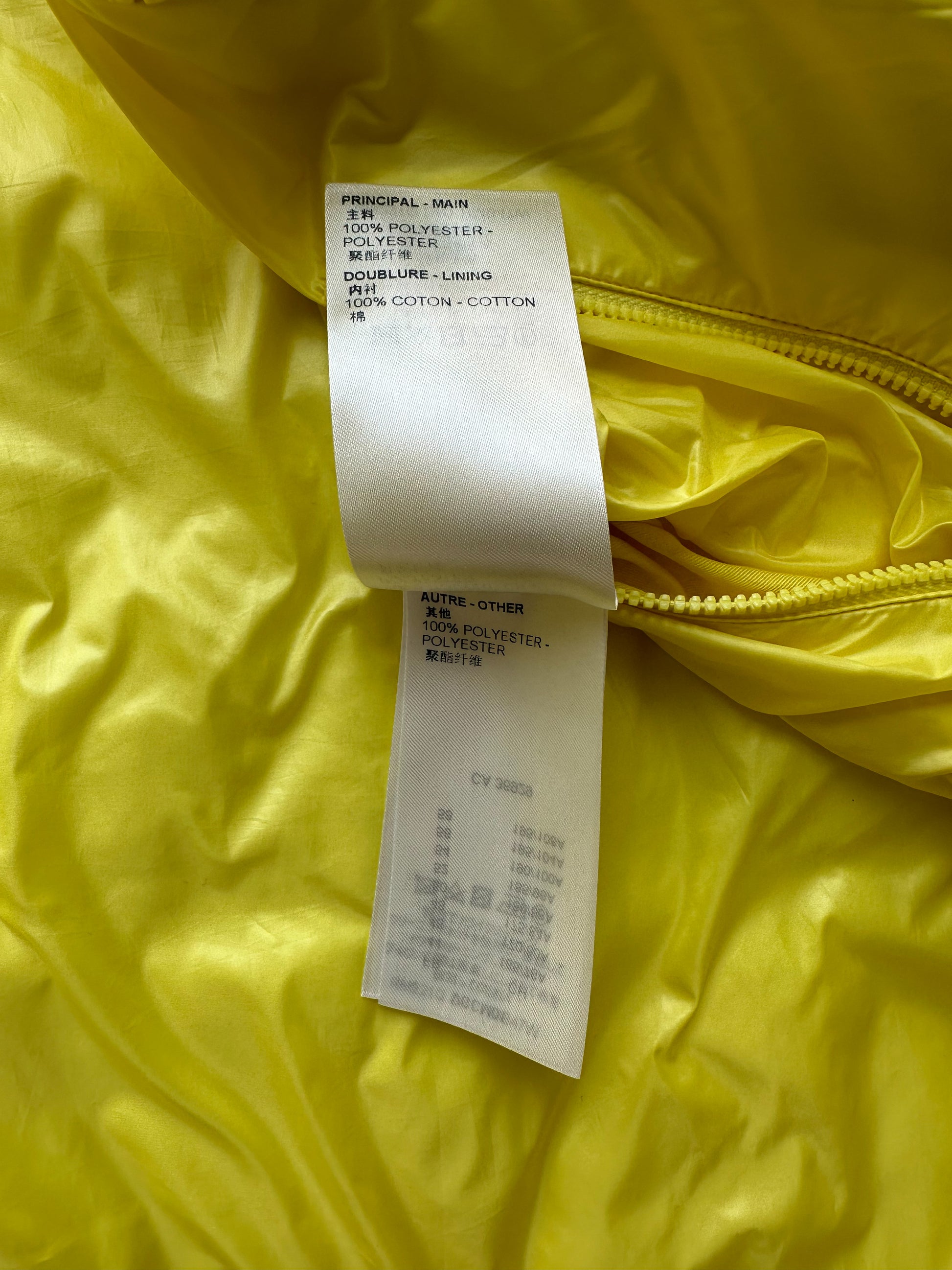 Louis Vuitton Yellow Flower Monogram Puffer Jacket
