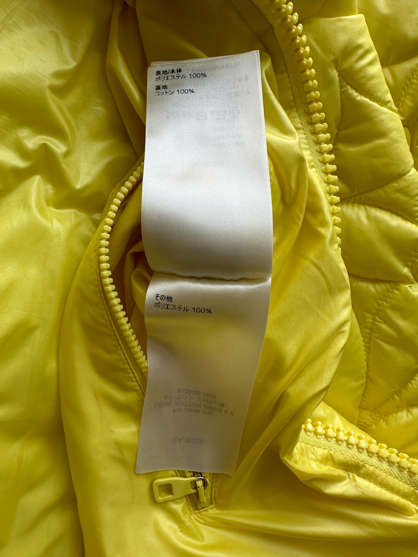 Louis Vuitton Yellow Flower Monogram Puffer Jacket