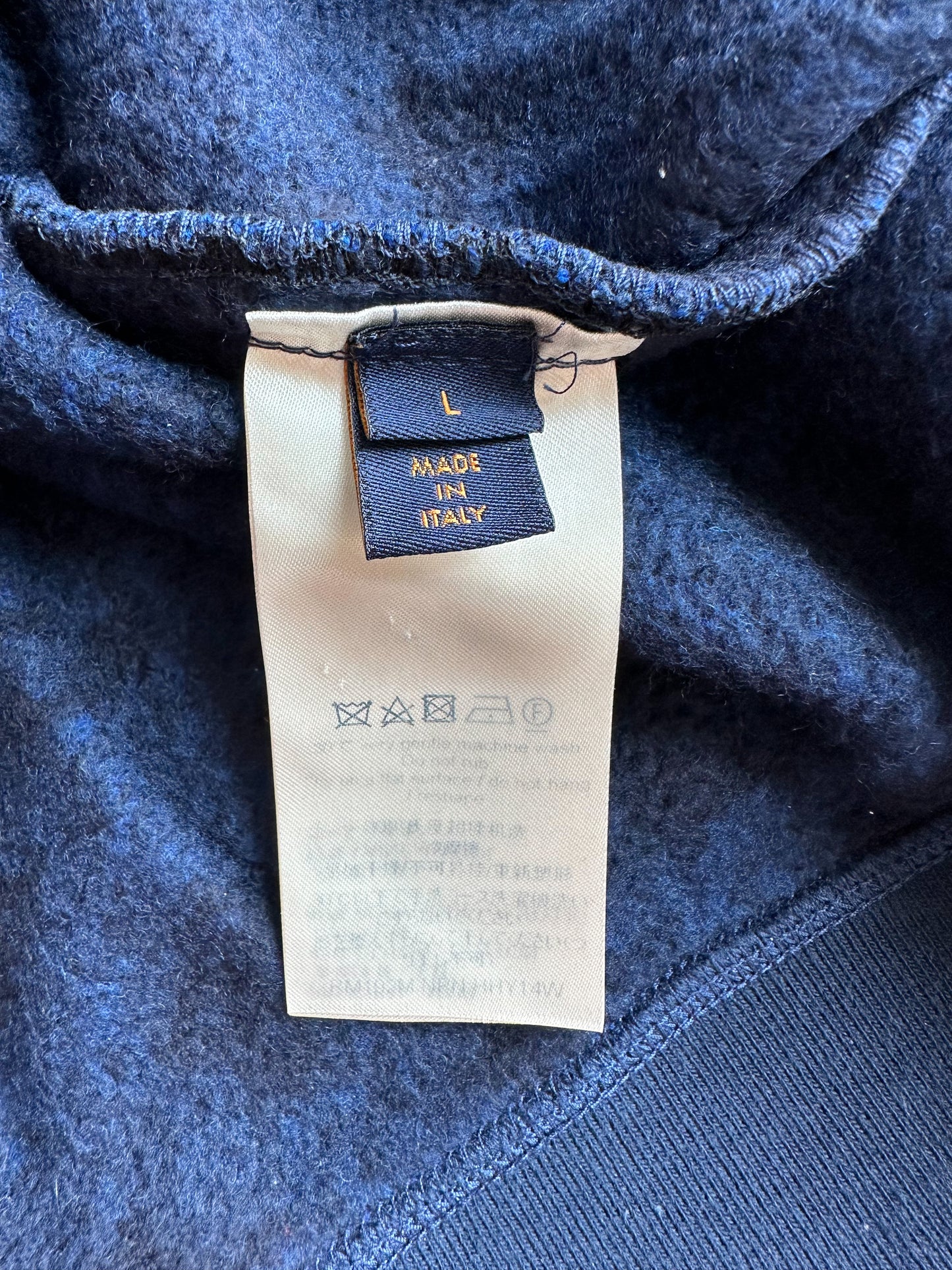 Louis Vuitton Blue Monogram Jacquard Sweater