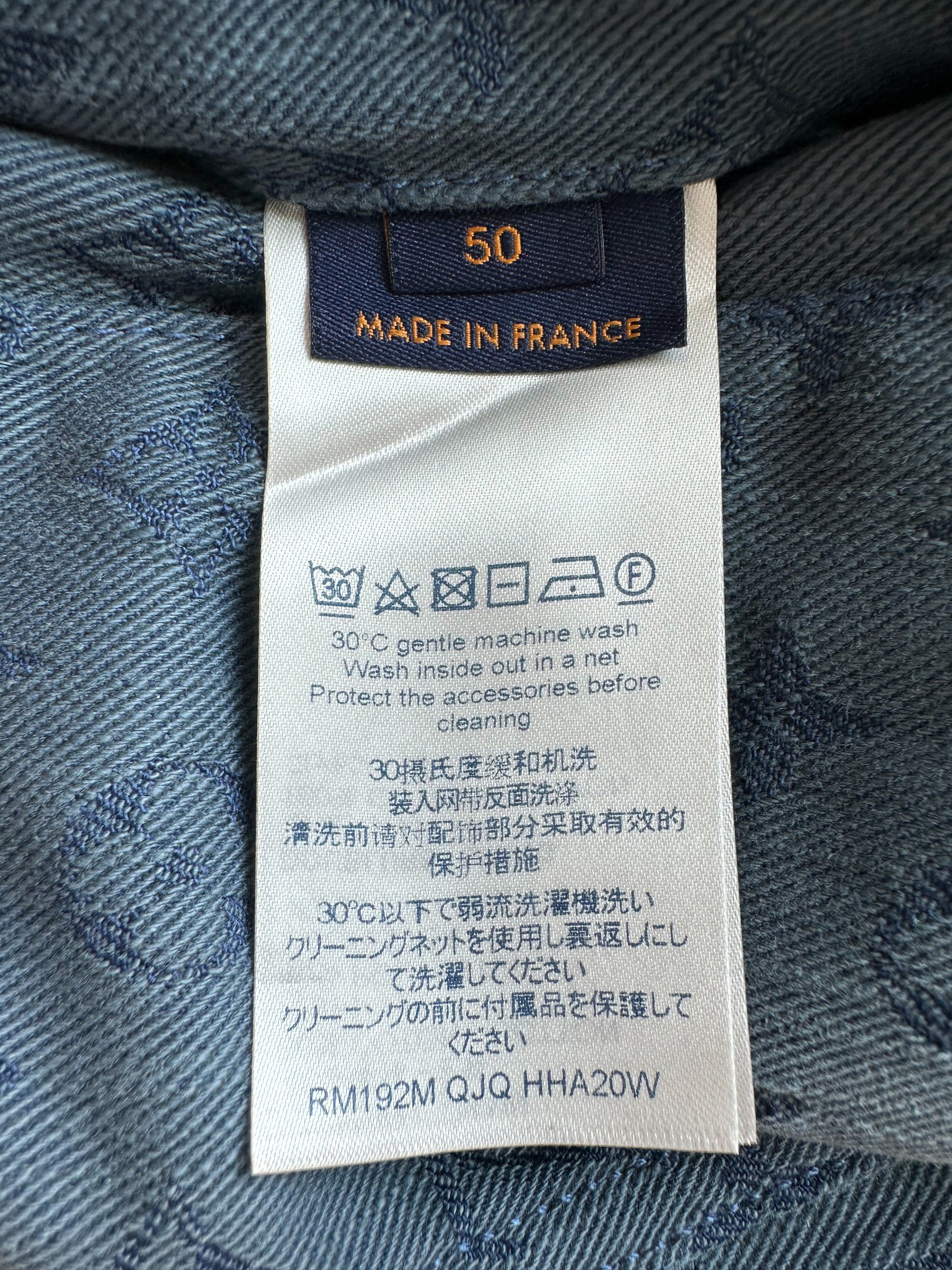 Louis Vuitton Jacket Blue Denim ref.33416 - Joli Closet