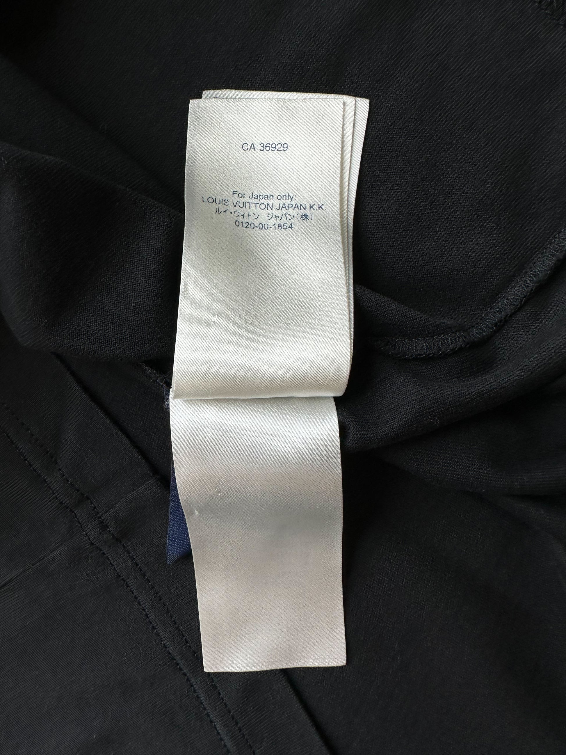 Louis Vuitton NBA Black Embroidered Logo T-Shirt – Savonches