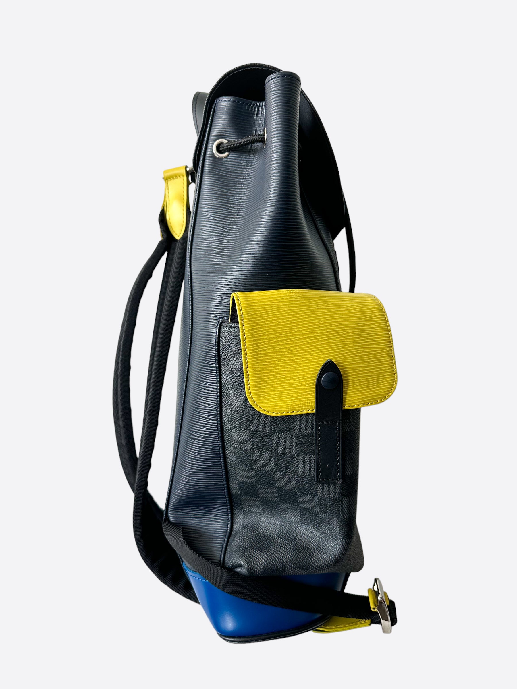 louis vuitton christopher epi backpack Louis Vuitton EPI Damier Graphite Christopher Backpack – Savonches