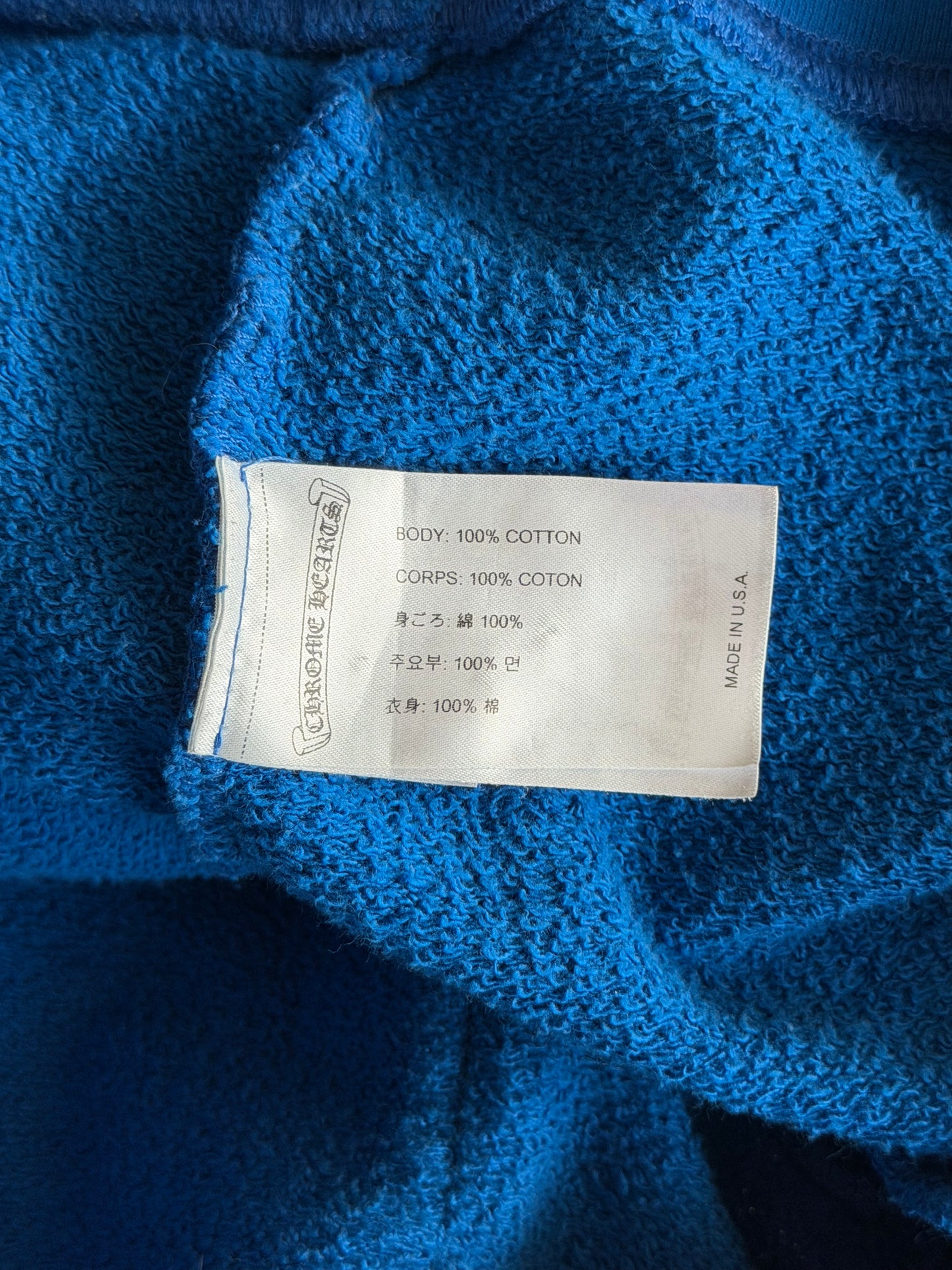 Chrome Hearts Matty Boy Blue Space Hoodie
