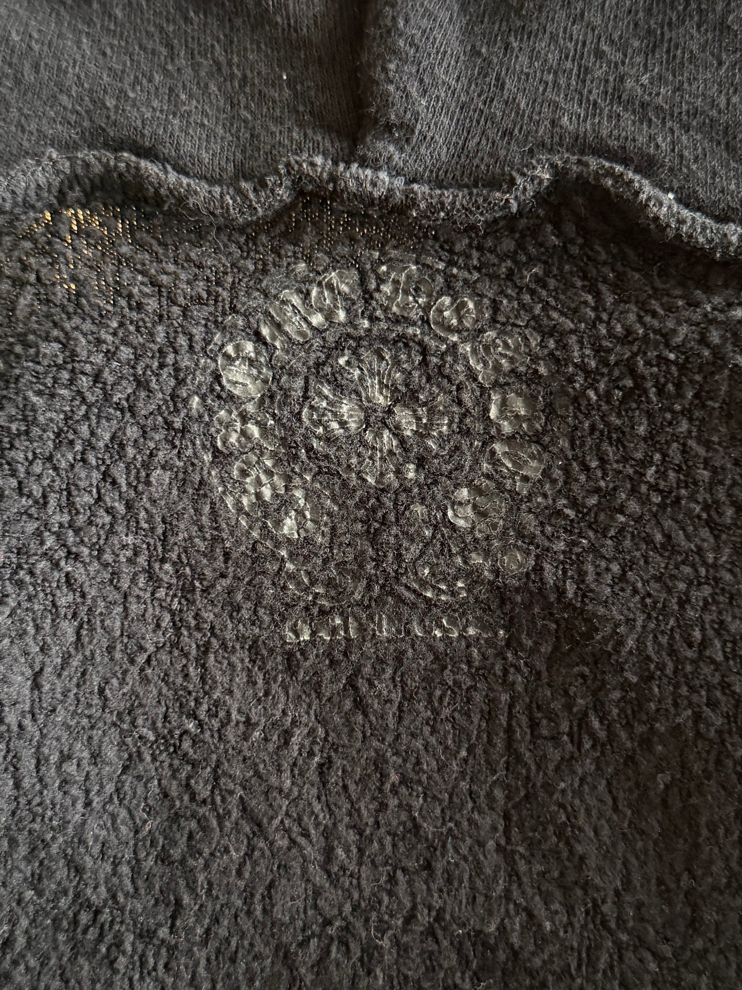 Chrome Hearts Black & Multicolor Cross Logo Kids Zip Up Hoodie