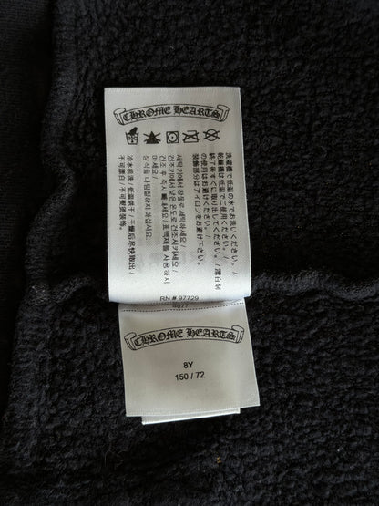 Chrome Hearts Black & Multicolor Cross Logo Kids Zip Up Hoodie