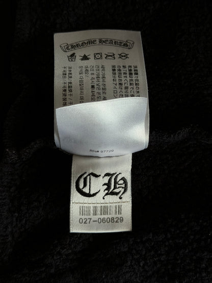Chrome Hearts Black & Multicolor Cross Logo Kids Zip Up Hoodie