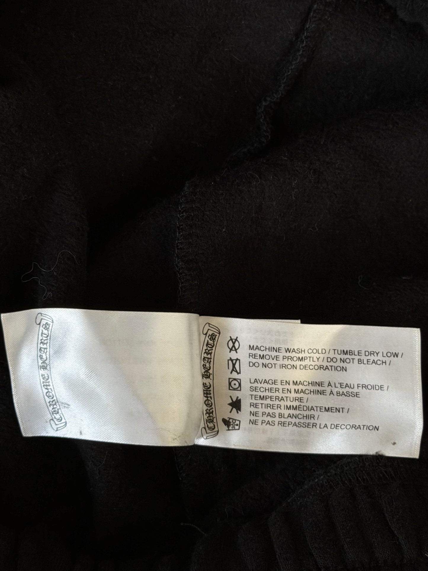 Chrome Hearts Black & White Logo Sweatpants